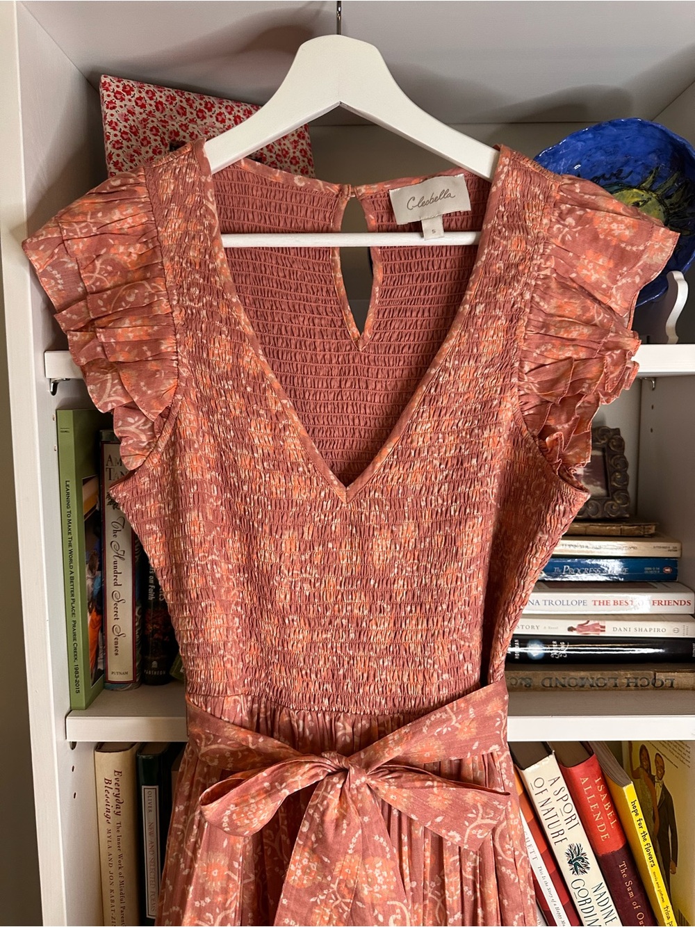 Cleobella Rita Floral Maxi Dress with Tie Belt Size S - Picture 4 of 11